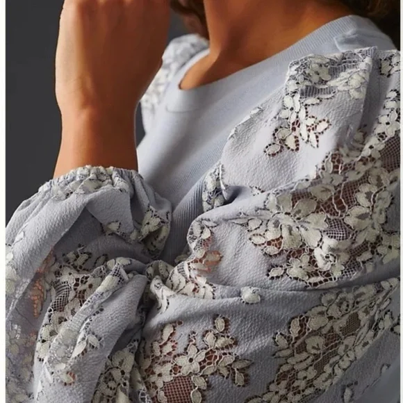 Anthro Dolan puffed sleeves top - Picture 2 of 9